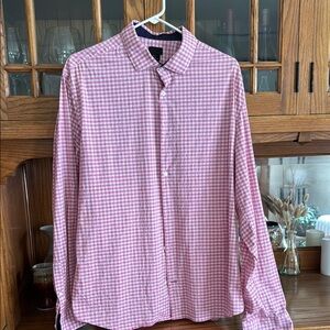 H&M Pink Casual Button Down Shirt XL
